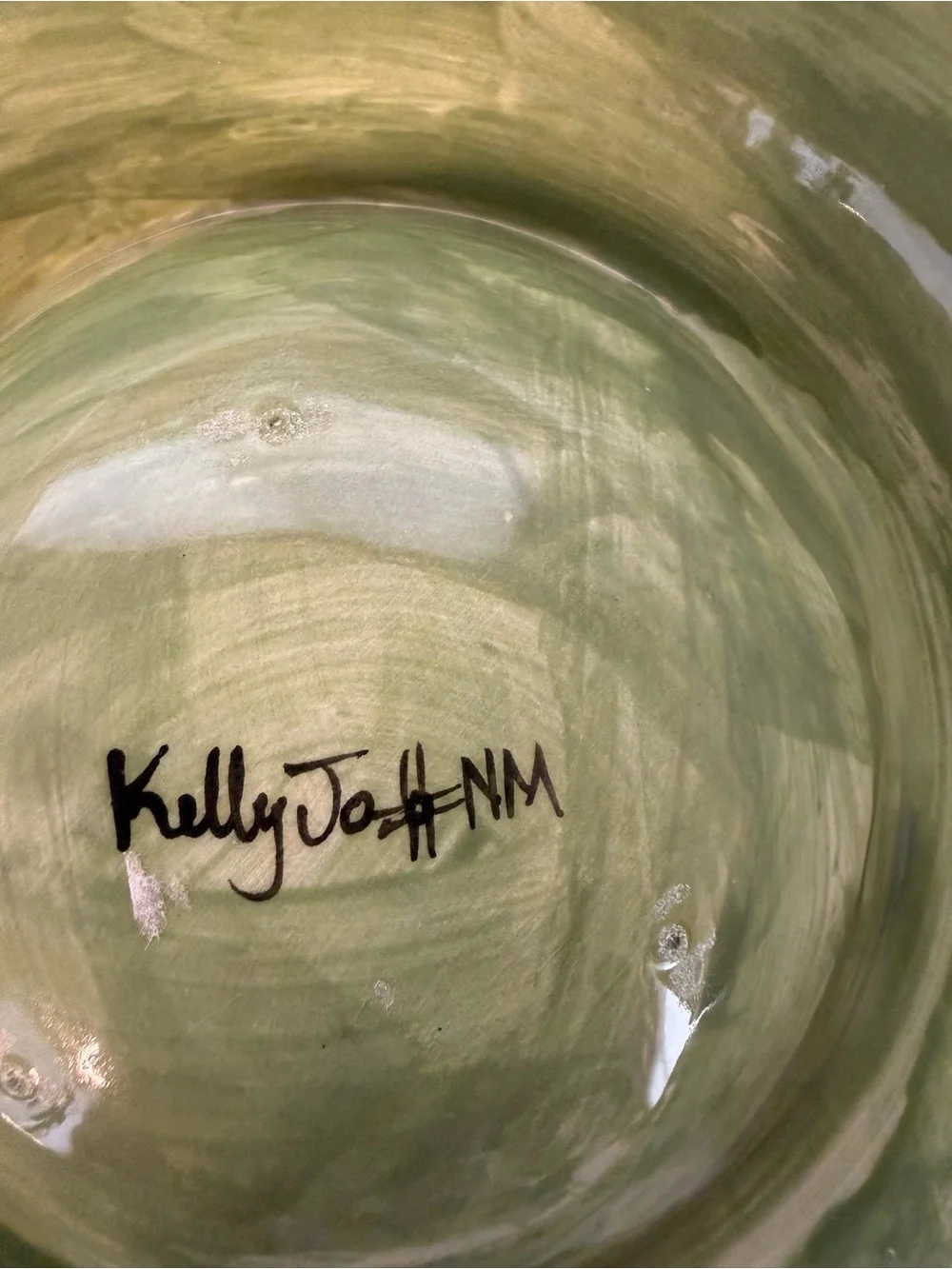 Kelly Jo Hand-Painted Floral Chip & Dip Bowl - unique design